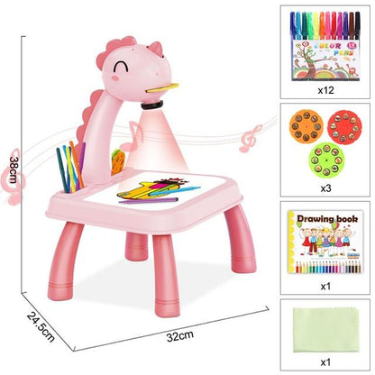 Children Drawing Projector-Baby & Toddler-Davmart-Pink-Davmart SKU58W3CNI7W66Q6LH