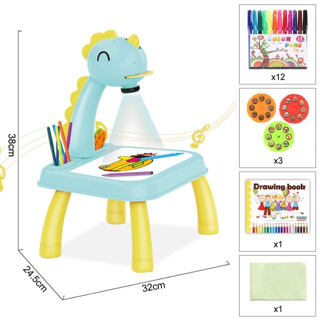 Children Drawing Projector-Baby & Toddler-Davmart-Sky Blue-Davmart SKUK660672H76TD664