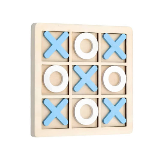 Classic wooden toe x o board games - Wood tic tac toe board game-Davmart-Davmart 