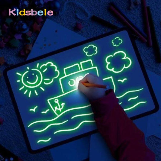 Luminiscent Drawing Board for Kids-Toys & Games-Davmart-Davmart 