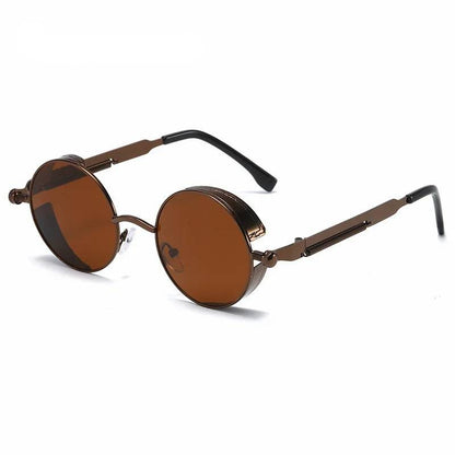 Men & Women Sunglasses-Fashion Round Glasses-Vintage Designer Sunglasses-Davmart-Davmart 